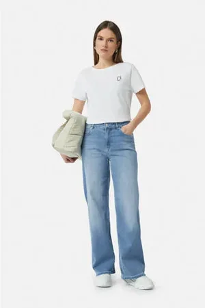 Comma, High waist wide leg jeans