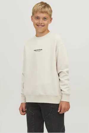 JACK & JONES JUNIOR sweater JORVESTERBRO met tekst