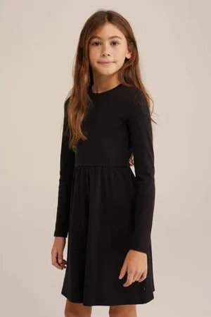 WE Fashion Little black dress zwart