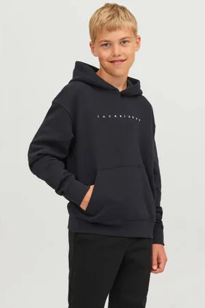 JACK & JONES JUNIOR hoodie JJESTAR met logo