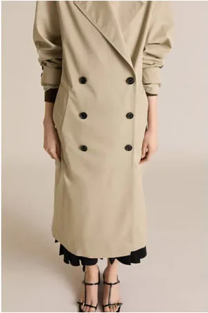 MANGO Trenchcoat beige
