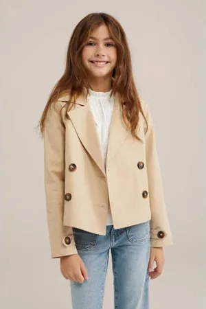 WE Fashion Trenchcoat zomer beige