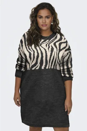 ONLY Jurk CARJADE met dierenprint