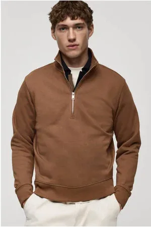 MANGO Sweater bruin