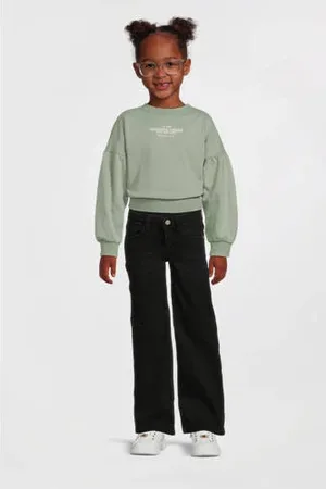 Cars Straight high waist black denim