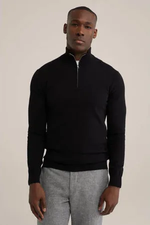 WE Fashion WE Fundamentals gebreide trui zwart