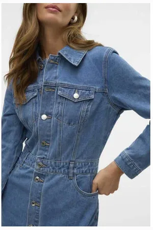 VERO MODA Bruna Bear spijkerjurk VMMILLIE