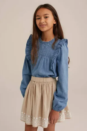 WE Fashion Blue Ridge blousetop