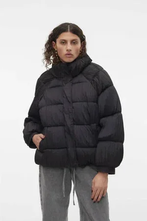 VERO MODA Gewatteerde winterjas VMSIRI SHORT JACKET GA zwart