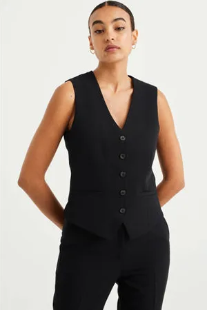 WE Fashion Gilet zwart