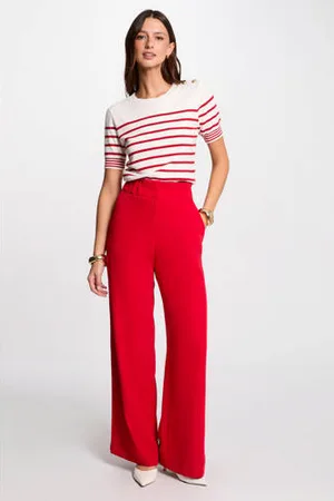 Morgan Wide leg high waist pantalon