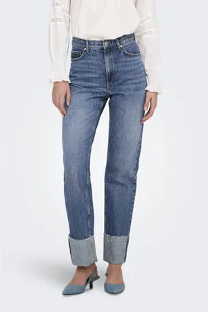 ONLY High waist wide leg jeans