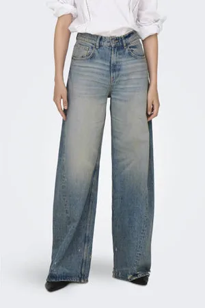 ONLY High waist wide leg jeans ONLERYN