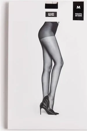 WE Fashion Panty 20 denier zwart