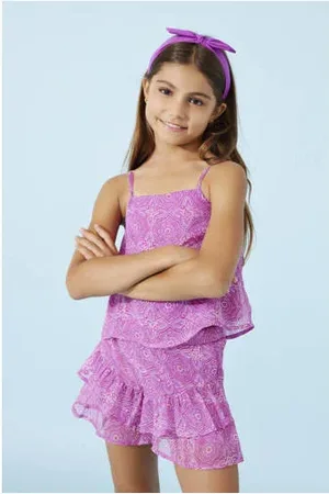 ONLY KIDS GIRL gebloemde skort KOGLOLA SKORT PTM