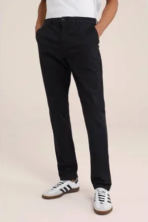 WE Fashion WE Fundamentals slim fit chino Billy zwart