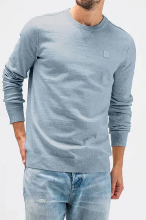 Butcher of Blue Clifden gebreide trui blauw