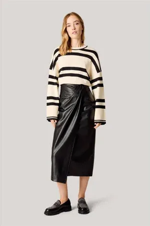 SHOEBY Imitatieleren rok