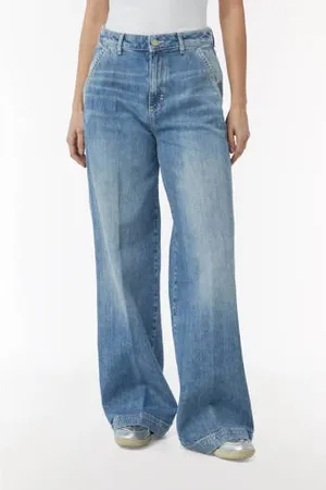 Comma, High waist wide leg jeans