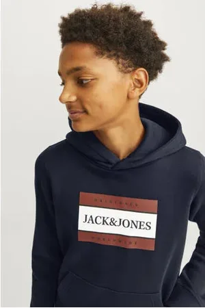JACK & JONES JUNIOR hoodie JORFREDERIKSBERG met printopdruk