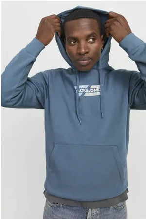 JACK & JONES ESSENTIALS hoodie blauw
