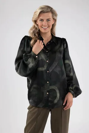 NUKUS Blouse Lettie met all over print