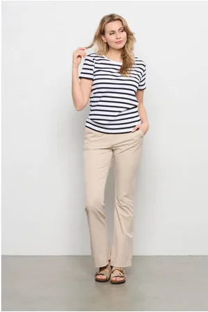 &Co Woman Gestreept jersey T