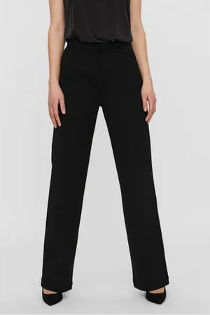 VERO MODA Straight fit pantalon VMZAMIRA van polyester