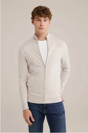 WE Fashion Gebreid vest ecru