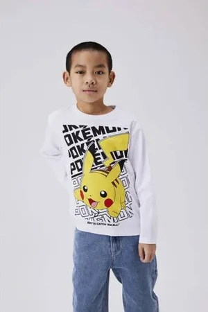 NAME IT KIDS Pokemon longsleeve met printopdruk