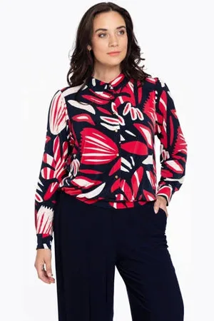 Yoek Blouse DOLCE met all over print