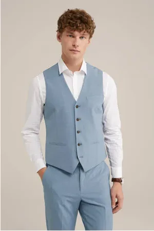 WE Fashion Gilet grijsblauw