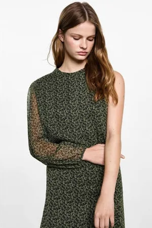 MANGO Blousetop groen