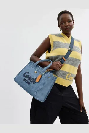 Coach Denim shopper Cargo Tote