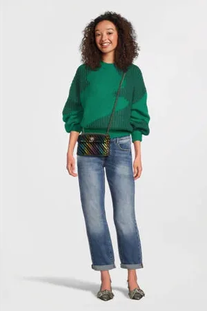 Kurt Geiger Gevlochten crossbody tas Kensington Mini