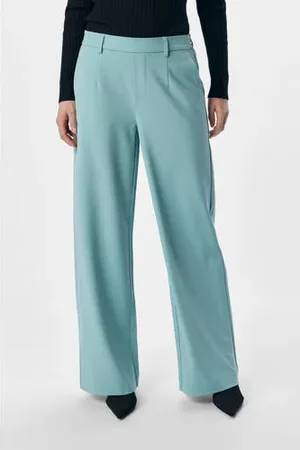Object Wide leg regular waist pantalon