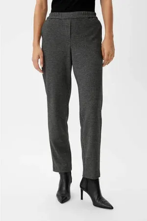 Comma, Straight fit pantalon met pied