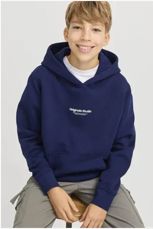 JACK & JONES JUNIOR hoodie JORVESTERBRO met tekst