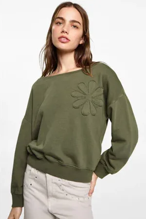 MANGO Sweater kaki