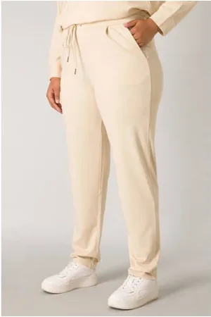 Base Level Slim fit joggingbroek Yoanna beige