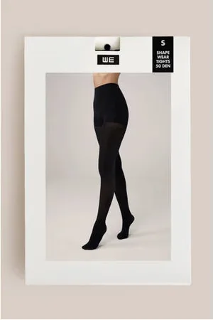 WE Fashion Panty 50 denier zwart