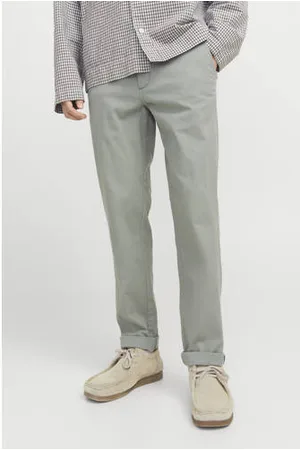 JACK & JONES PANTS STUDIO slim chino lichtgroen