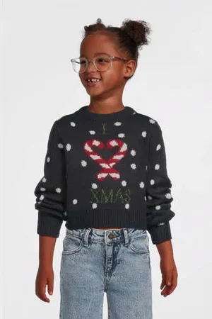 NAME IT KIDS kersttrui gebreid