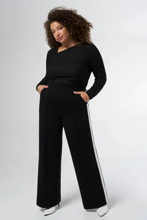 MS Mode Wide leg high waist broek
