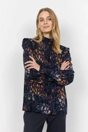 soyaconcept Top IMA met all over print