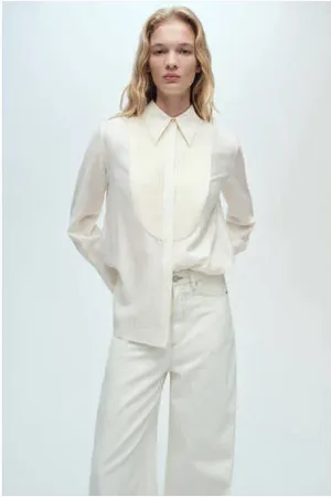 MANGO Blouse ecru