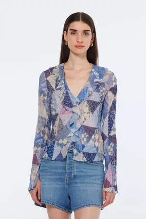Scotch&Soda Blousetop blauw
