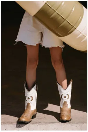 Bootstock Leren cowboylaarzen