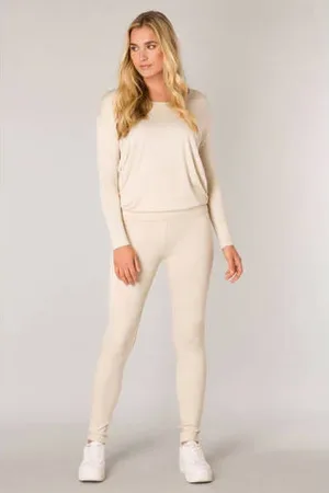 Base Level Skinny tregging Ornika beige