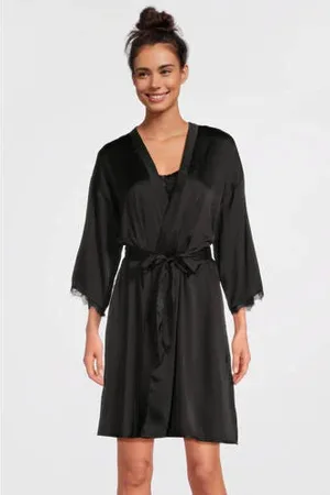 Pieces® Satijnen kimono PCANOVI